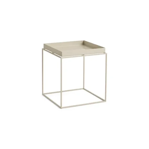 HAY - Tray Bord - Medium - 40x40x44 cm - Varm Beige