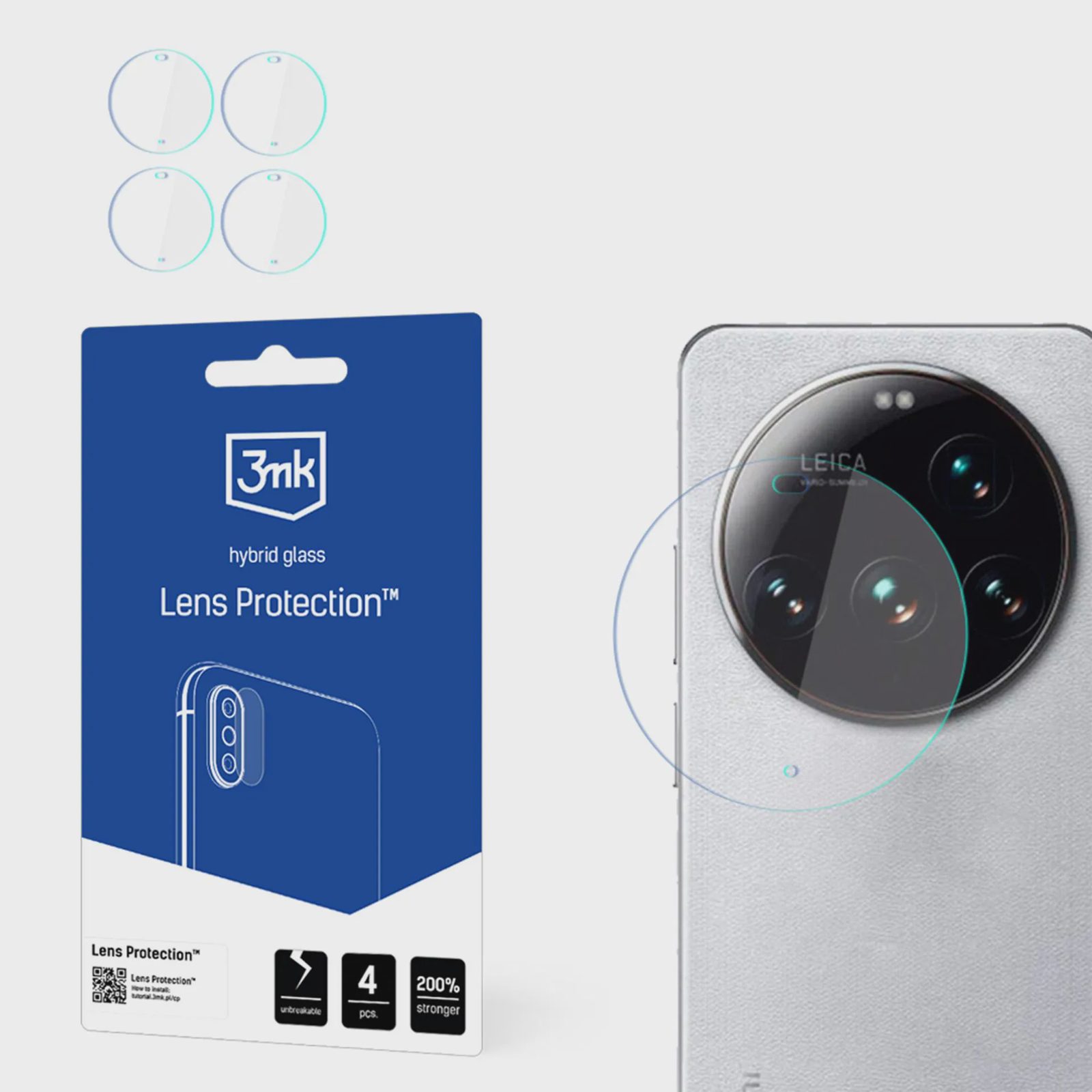 3mk skyddsglas för kamera på Xiaomi 15 Ultra