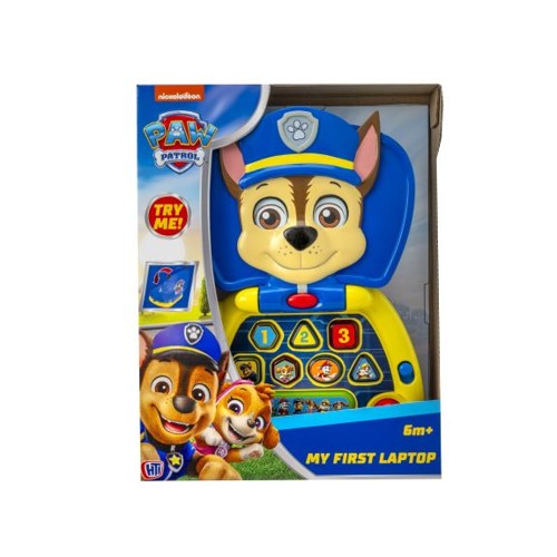 Paw Patrol Chase Min första leksaksdator, pedagogiska spel, ljus och ljud