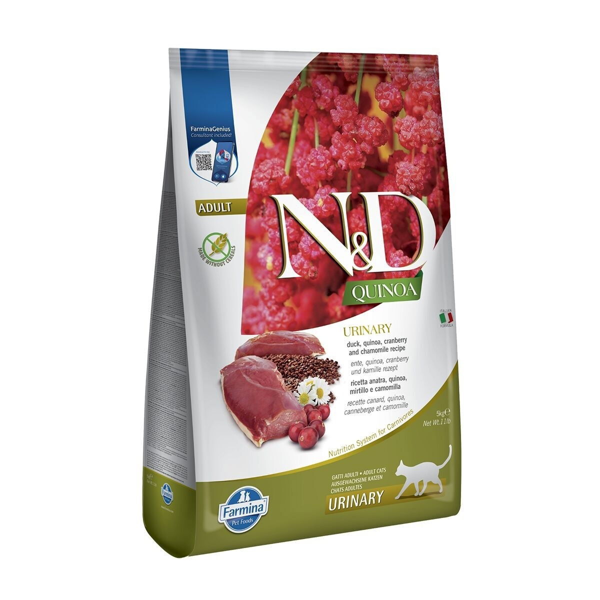 Farmina N&D Quinoa Cat Urinary Duck 5 kg