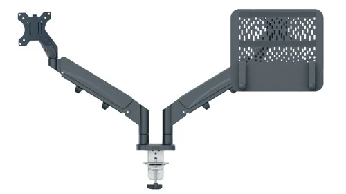 Leitz monitorarm med laptopställ, mörkgrå, bild 3