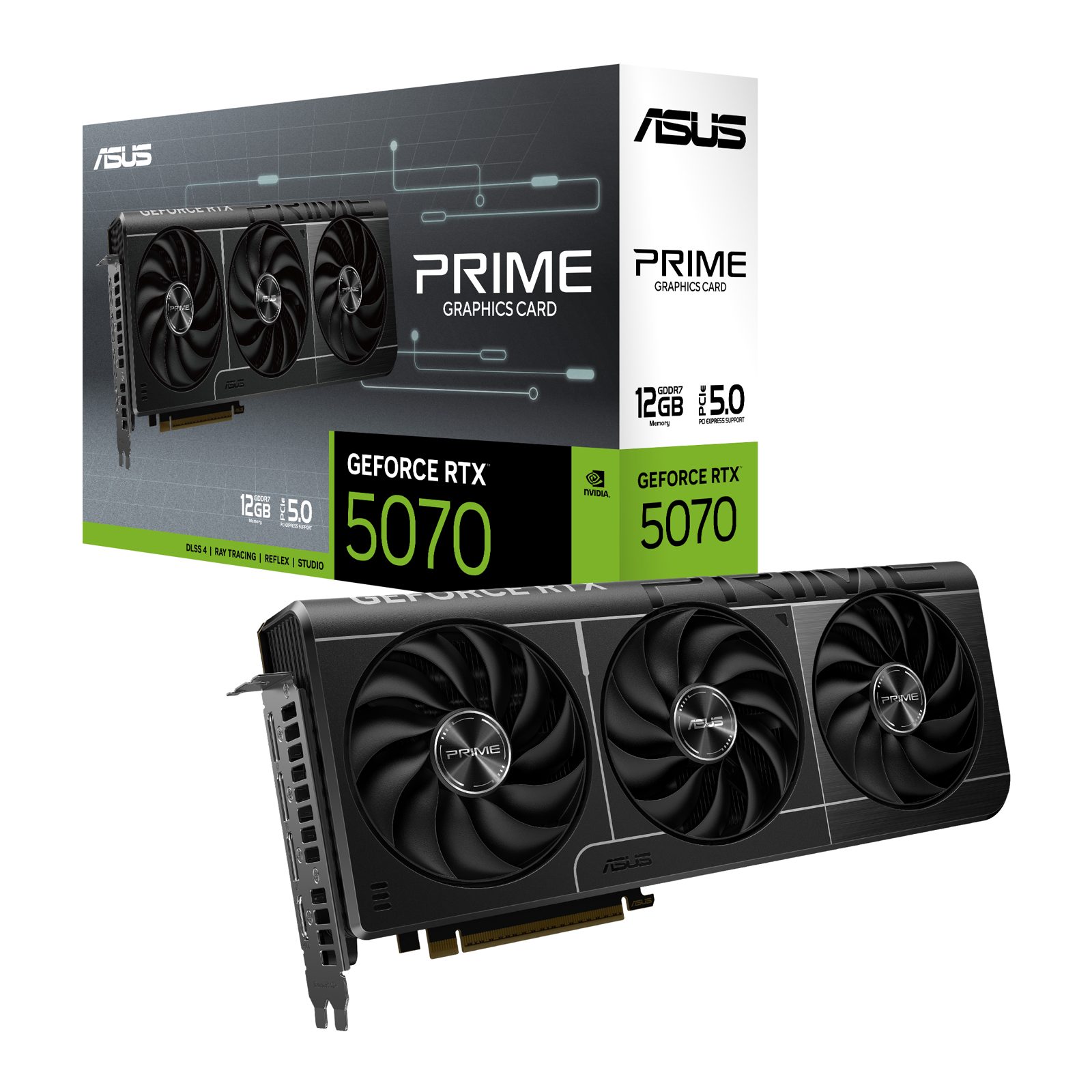 Asus GeForce RTX 5070 Prime 12 GB GDDR7, HDMI/3xDP, bild 3