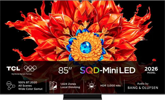 TCL 85" MSQLED85L 4K SQD-Mini LED TV (2026)