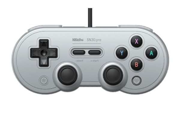 8Bitdo SN30 Pro Wired USB Gamepad Gray Edition, bild 5