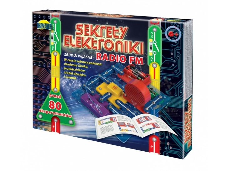 Mini elektroniska mysterier + FM-radio 80 experiment 59568 DROMADER