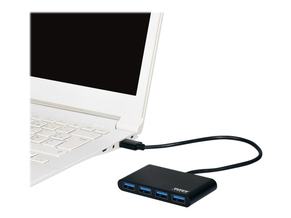 USB 3.0-hub PORT Designs, 4xUSB 3.0