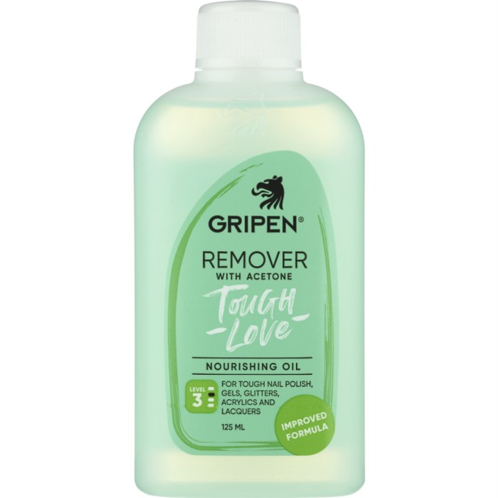 Gripen Remover With Acetone Tough Love 125 ml, bild 2