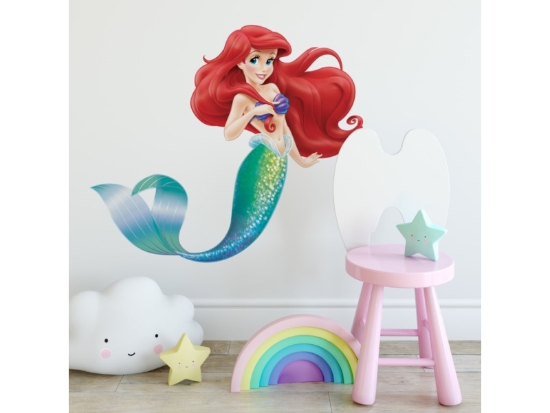 Disney Ariel Den lilla sjöjungfrun gigantiska väggstickers