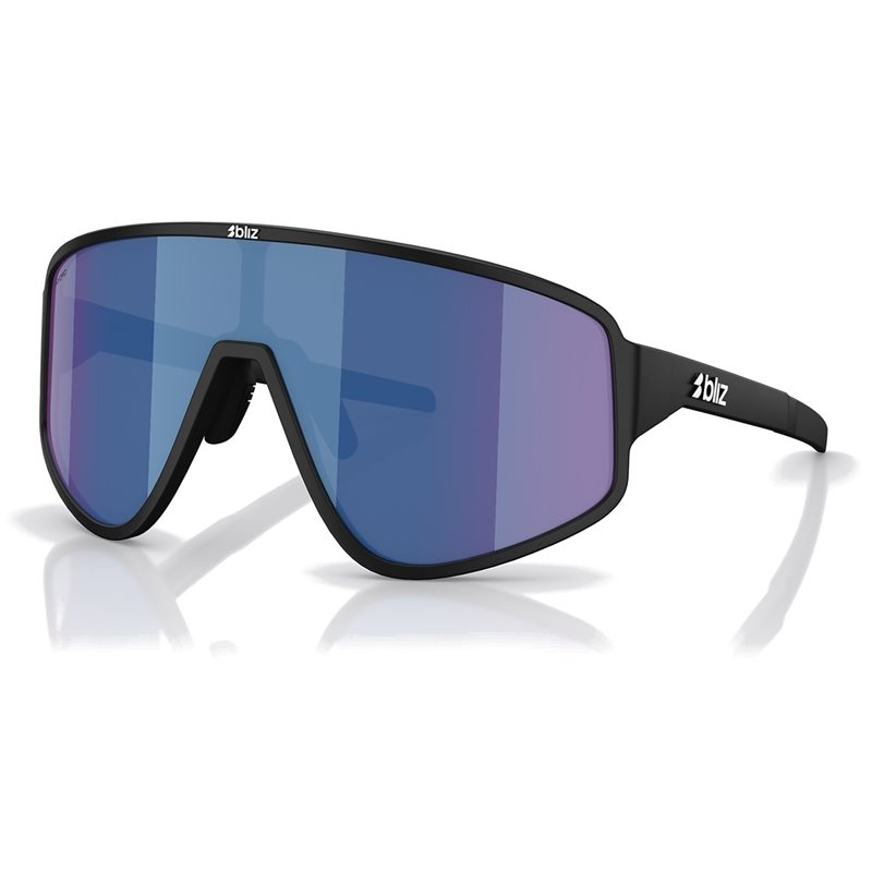 Bliz A004 Matte Black/Grey W Blue Mirror - OneSize
