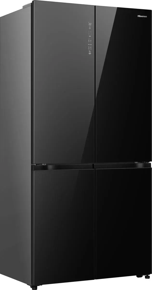 Hisense french door kombiskåp RQ768N4GBE (svart)