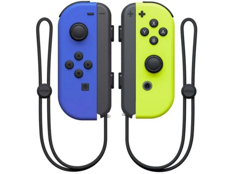 Nintendo Switch Joy-Con-Kontroller Par, blå/gul, bild 4