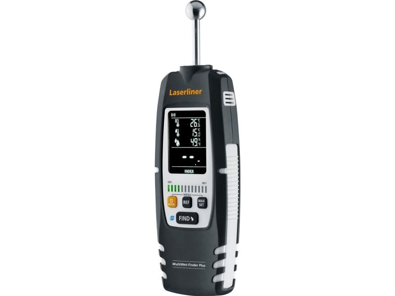 Laserliner MultiWet-Finder Plus, Digital, Rektangulär, AAA, 1,5 V, 0 - 50 ° C, Batteri