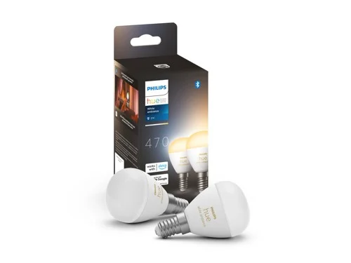 Philips Hue WA Luster smart lampa 5.1W E14 2-pack, bild 2