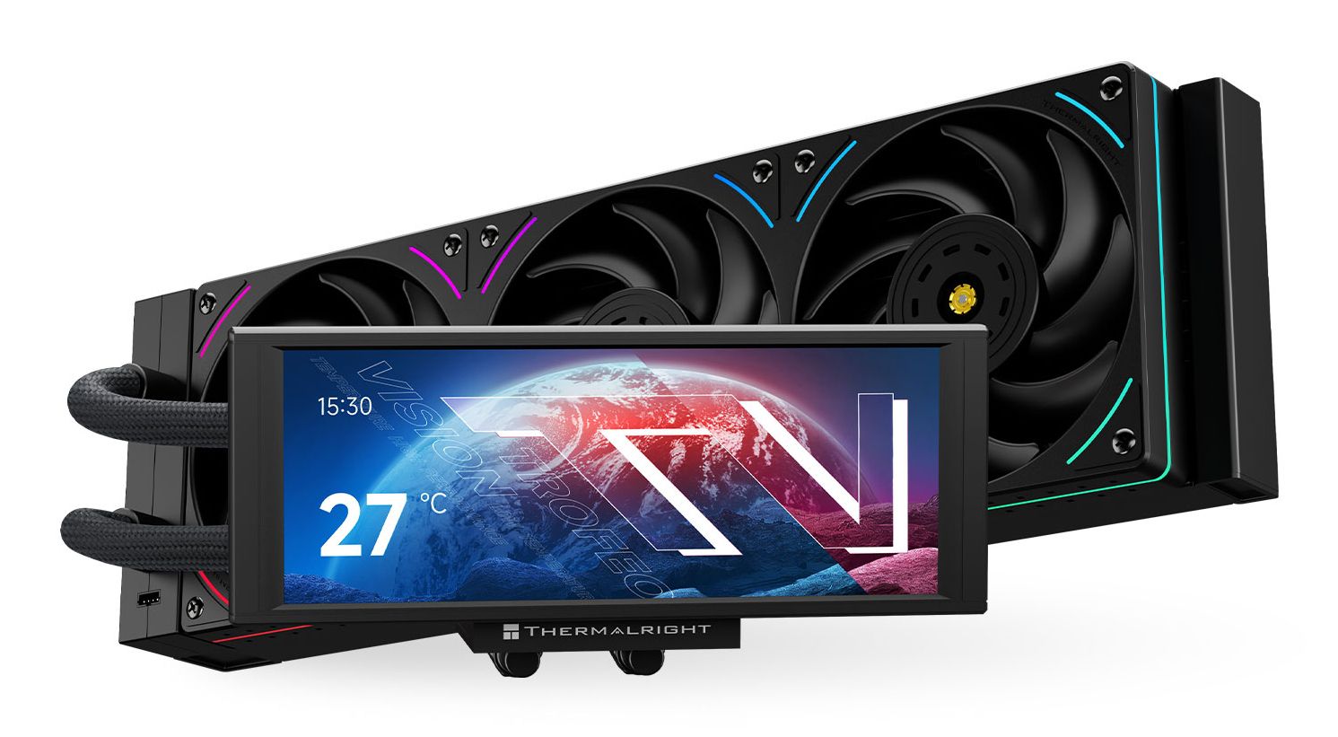 Thermalright Trofeo Vision 360 ARGB-fläkt, svart