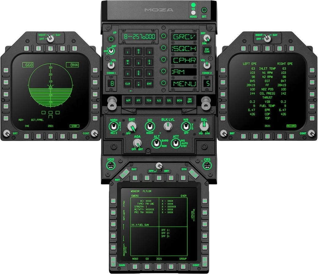 Moza Racing FMP18 Panel Bundle flygcockpit-panelpaket