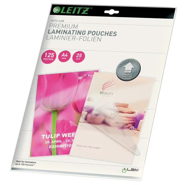Leitz UDT A4 lamineringsfickor 125 µm (25 st)