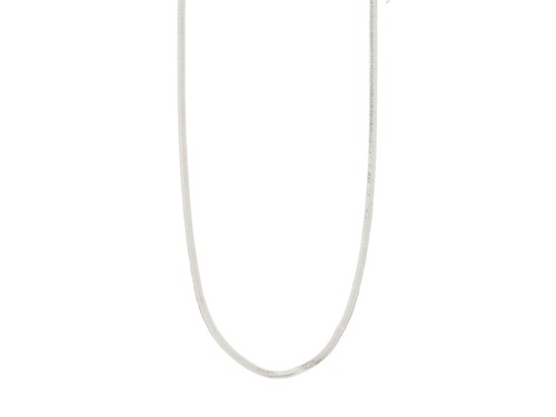 PILGRIM - Joanna Flat Snake Chain Necklace - Silver Plated - 40 cm + 9 cm, bild 2
