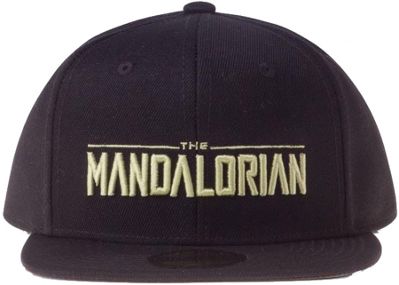 Star Wars The Mandalorian Logo Snapback Keps Svart