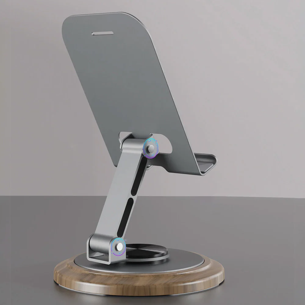 Dudao bordsställ för smartphone, 360° rotation, justerbar vinkel - Grå, bild 4
