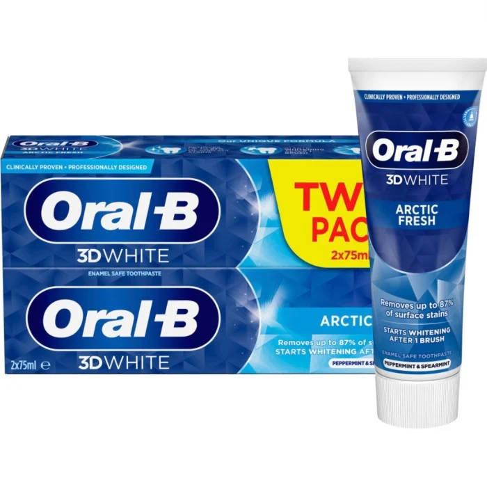Oral-B 3Dwhite Arktiskt Fräsch, vitgörande Tandkräm 150ml