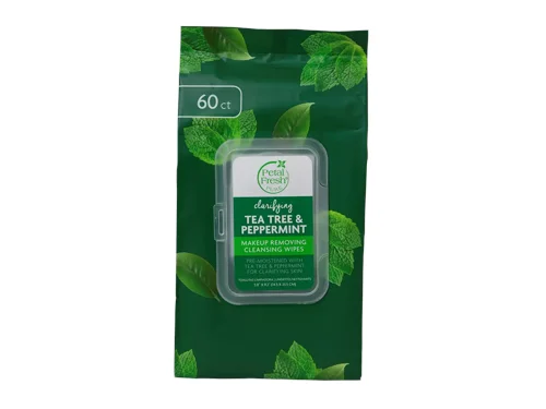 Petal Fresh Pure Tea Tree & Peppermint Makeup Removing Wipes, bild 3