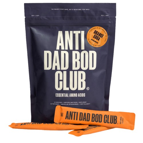 AntiDadBodClub EAA, Orange Soda, 15-pack