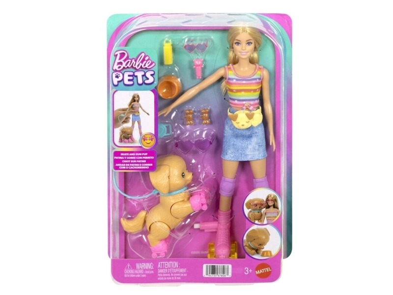 Barbie Docka Pets Feature Pet Skate N Run Pup, bild 4