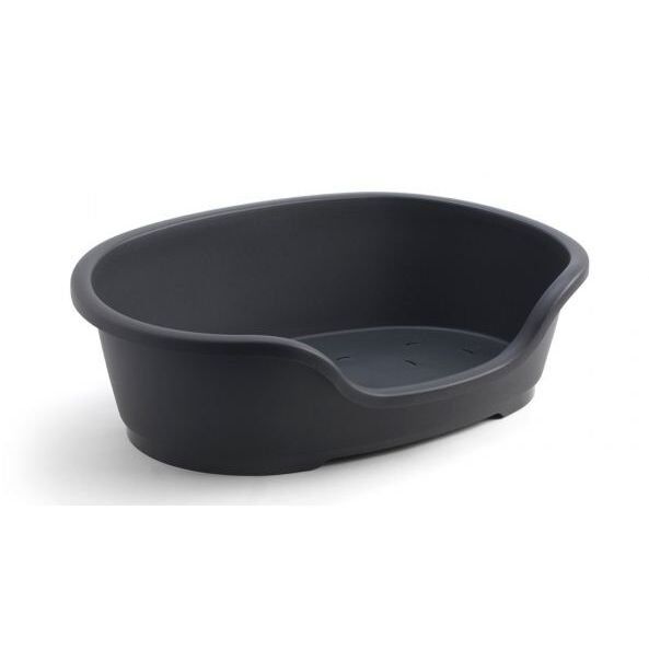 Moderna Domus Hundbädd Plast Oval Svart