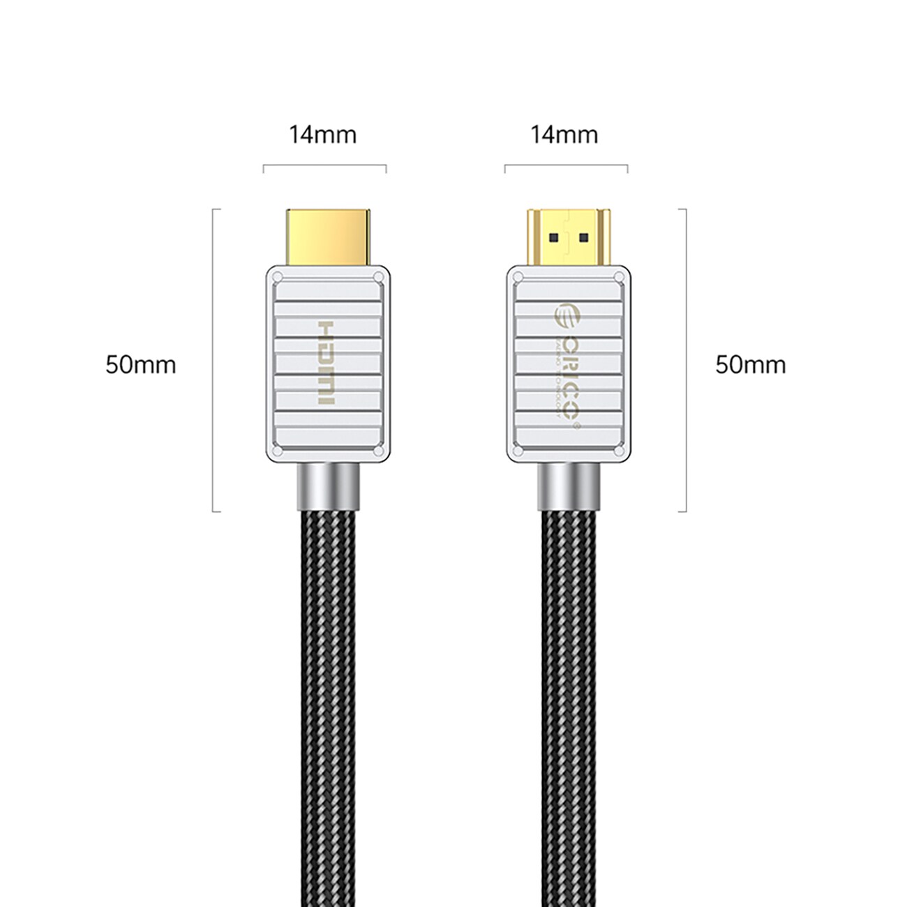 Orico H8CY HDMI 2.1 8K 60 Hz HDMI-kabel 3 m – svart, bild 2