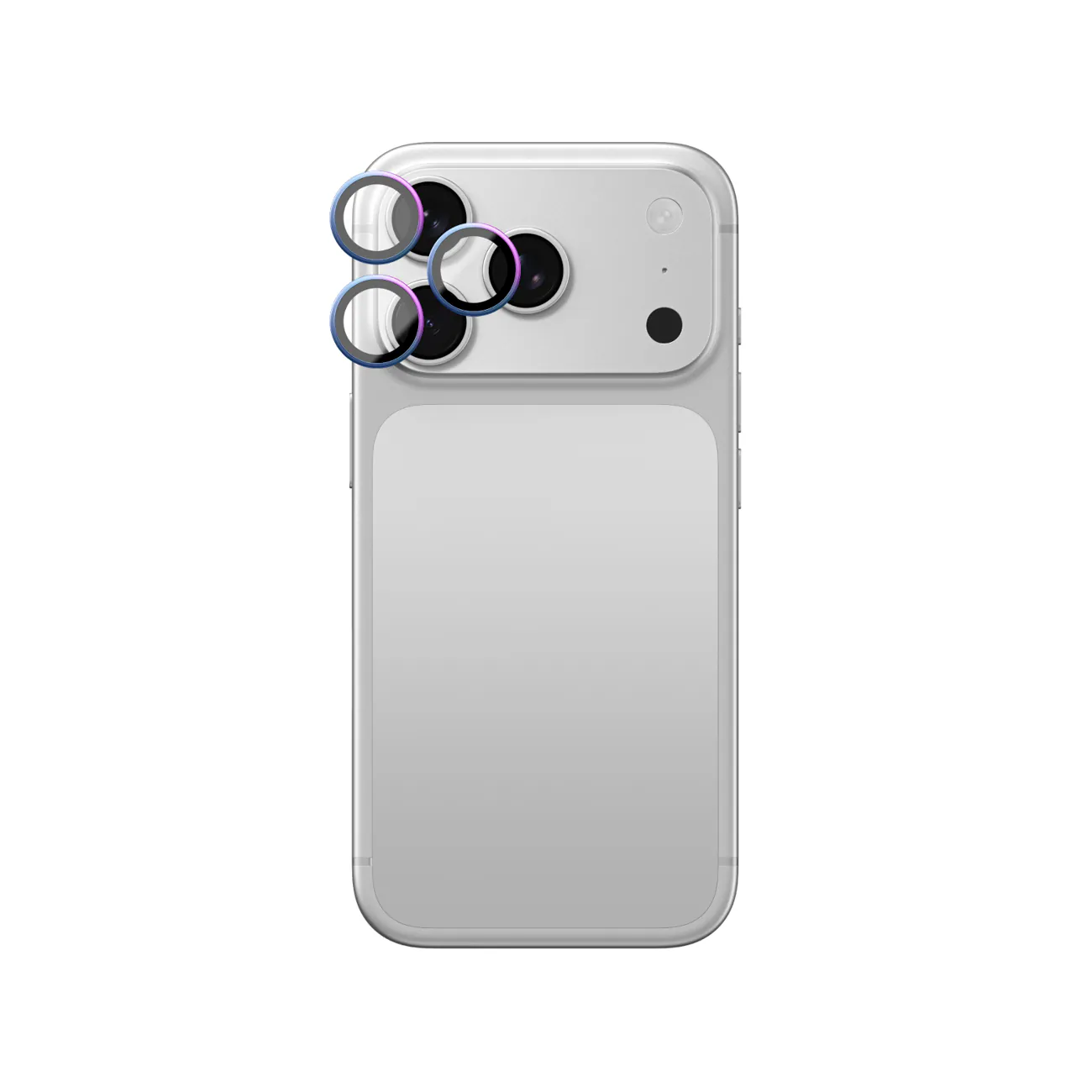AmazingThing Radix Vision-linsskydd för iPhone 18 Pro / 18 Pro Max – iriserande