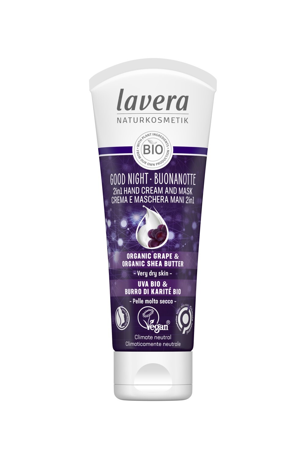 Lavera Night Hand Cream & Mask 75 ml