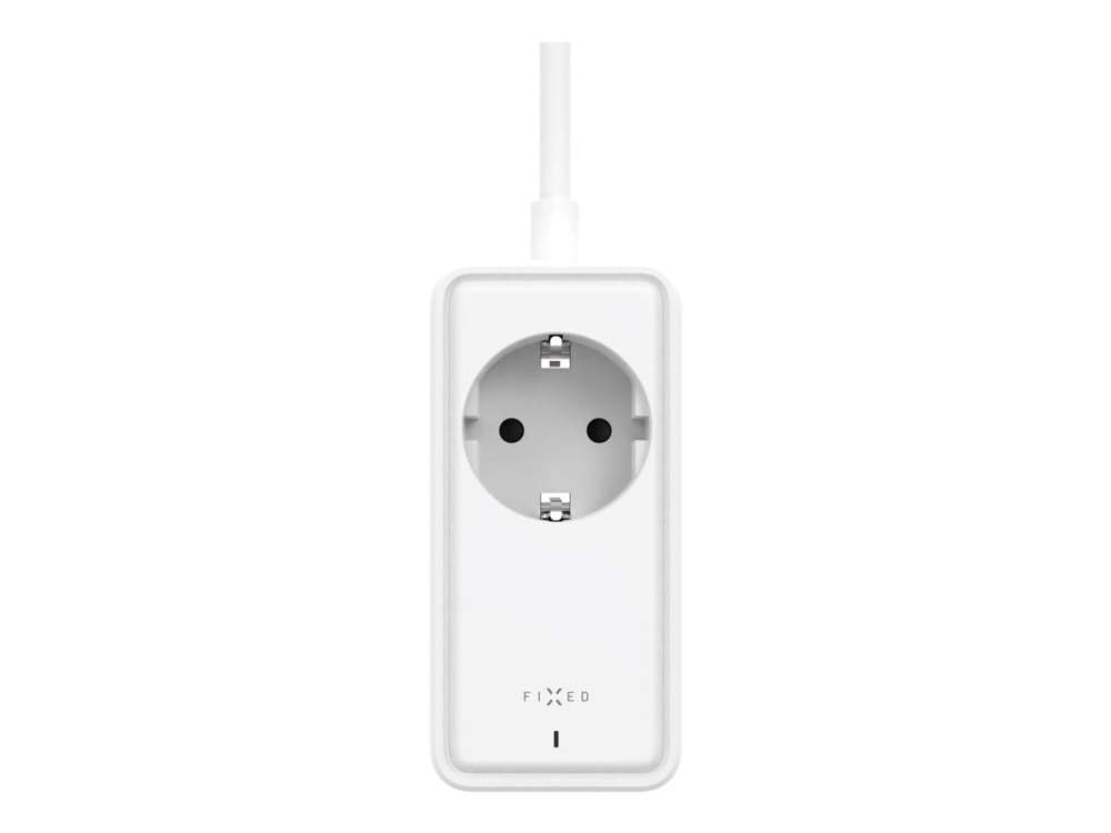 Fast laddningslist FIXED GaN III - 2xUSB-C/2xUSB, 1,5m, PD 65W, vit - Säkerhetsgaranti. Enkel avbetalning. Fri frakt från £170.