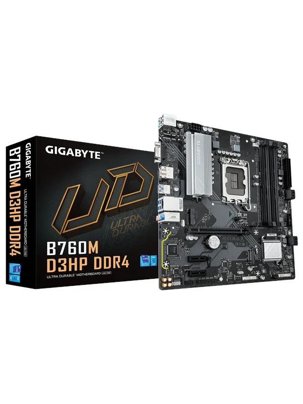 GIGABYTE B760M D3HP DDR4 Moderkort - Intel B760 - Intel LGA1700 - DDR4 RAM - Micro-ATX