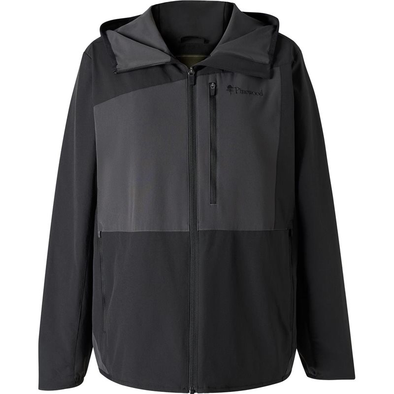 Pinewood Abisko Light Stretch JKT W Black/D.Anthracite - M