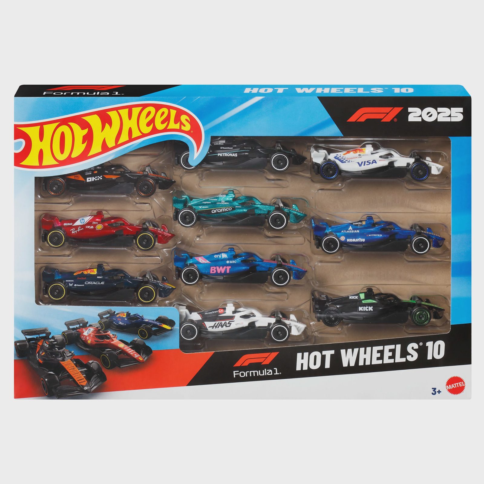 Hot Wheels F1 Racing 1:64 10-pack, bild 4