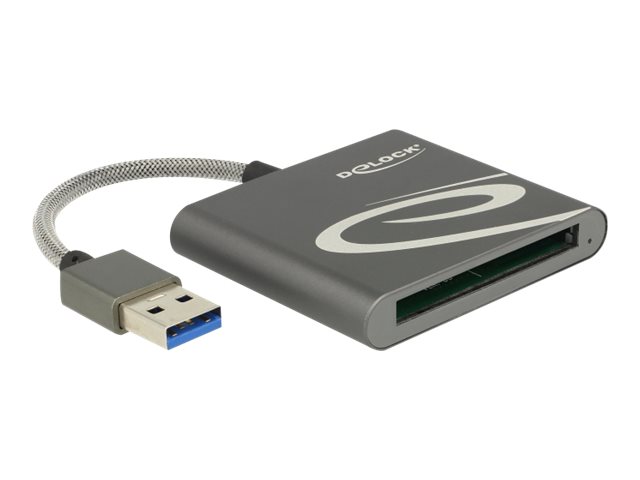 Delock - Kortläsare (CFast-kort typ I, CFast-kort typ II) - USB 3.0
