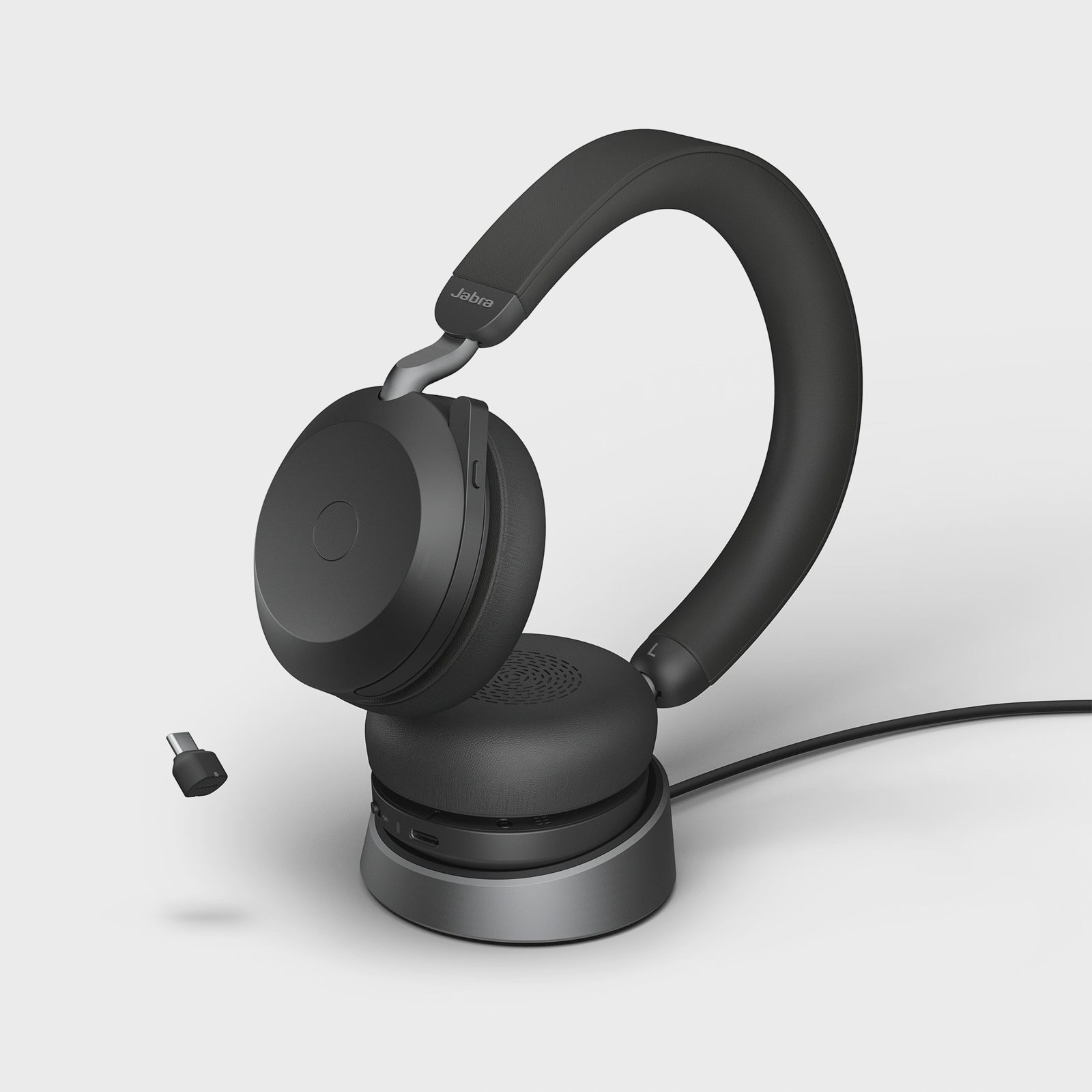 Jabra Evolve2 75 trådlöst headset, svart