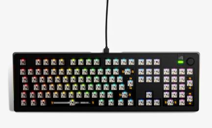 Glorious GMMK 3 100% Barebones tangentbord, svart