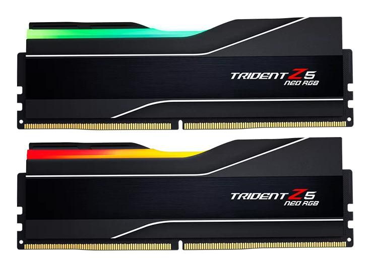 32 GB (2x16GB) DDR5-8000 G.Skill Trident Z5 Neo RGB Black CL38, AMD EXPO - Svart, bild 3