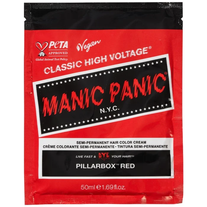 Manic Panic® N.Y.C. Classic High Voltage® PILLARBOX™ Red Sachet 50ml
