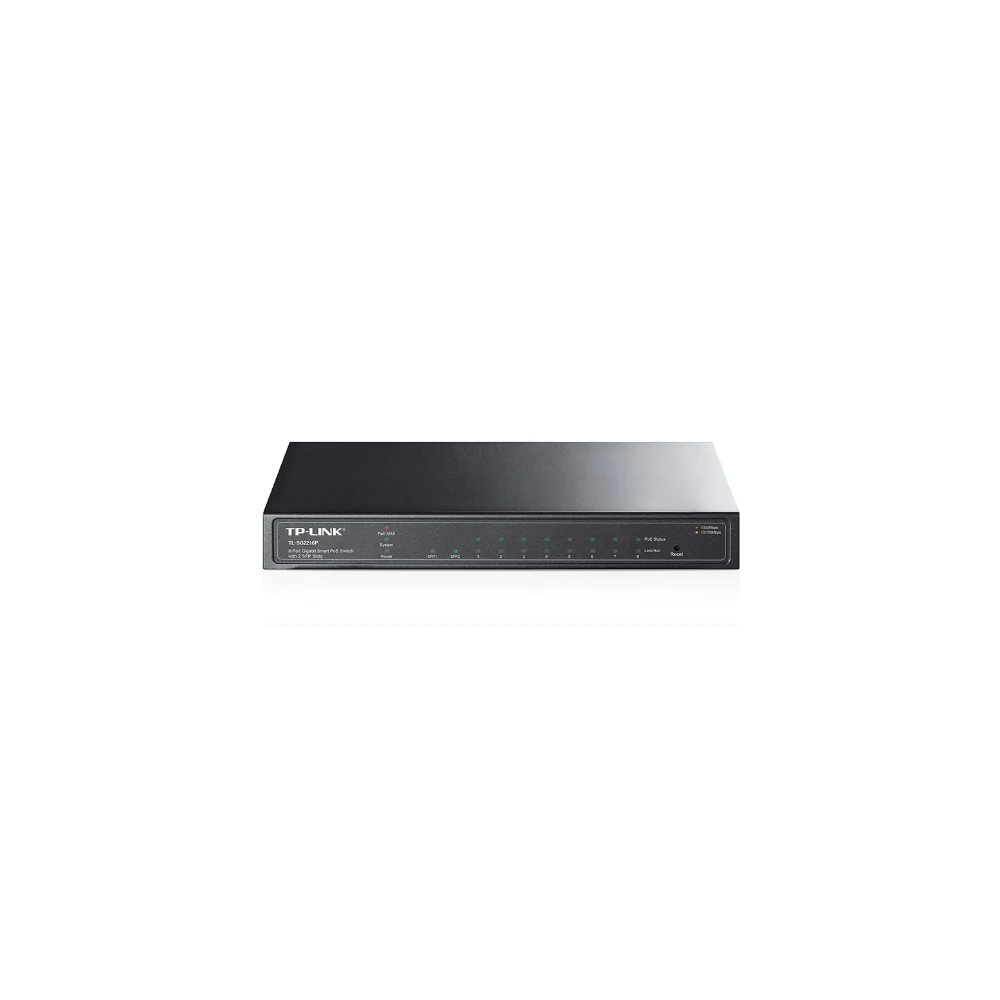 TP-Link Omada TL-SG2210P 8-Port Gigabit Smart PoE Switch med 2 SFP Slots