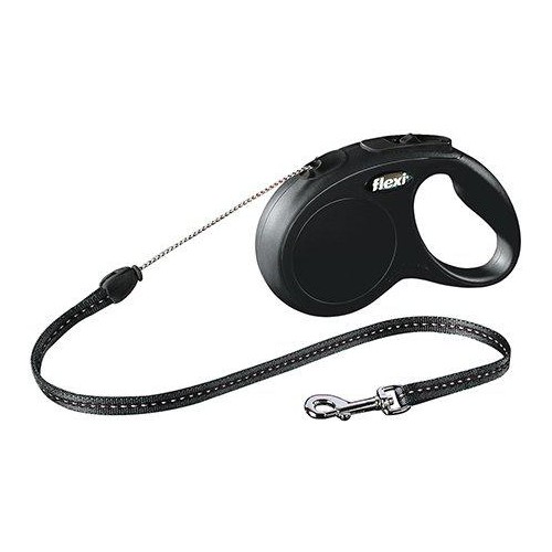 Flexi - New Classic S 5M Cord Black Max 12Kg - (600.7714)