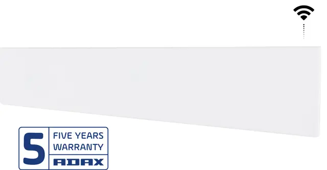 Adax Neo listelement med WiFi L 10 (vit)