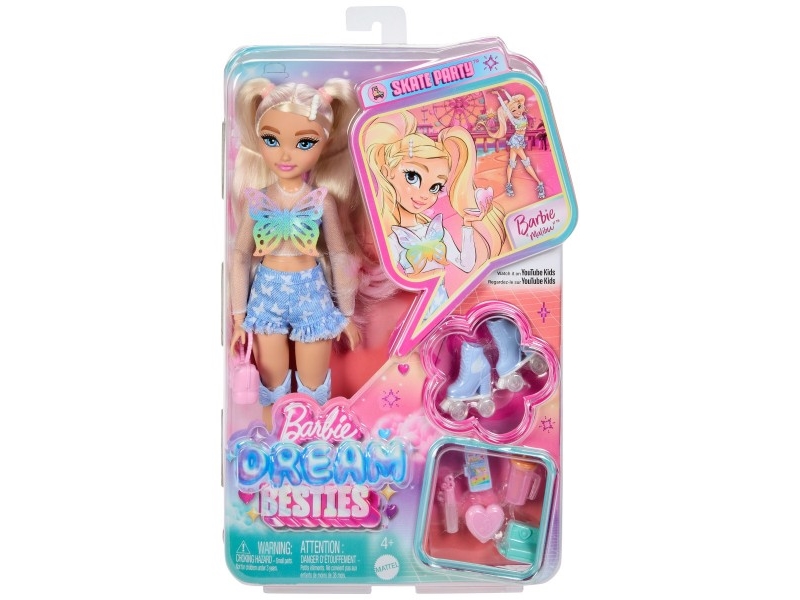 Barbie Mattel Dream Besties Malibu på rullar (JFX96)