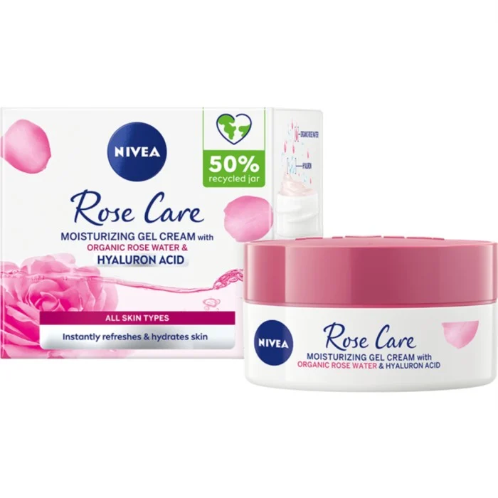 NIVEA Rose Care Moisturizing Gel Cream 50 ml
