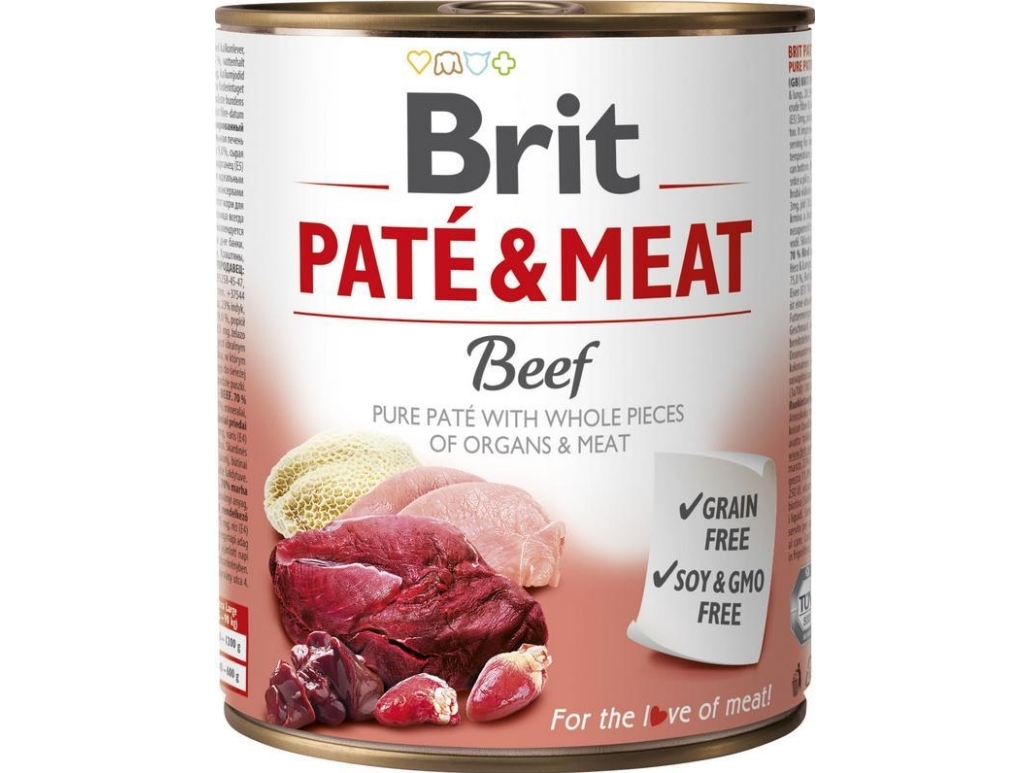 Brit burkpaté och köttfärsbiff 800g