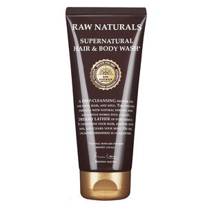Raw Naturals by Recipe for Men 3 in 1 Supernatural Hair & Body Wash Shampoo 200 ml, bild 2