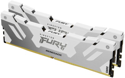 32 GB (2x16GB) DDR5-8000 Kingston FURY Renegade CL38, XMP - Vit/Silver