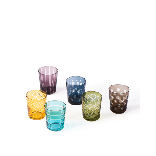 POLSPOTTEN - Cuttings Tumblers - 250 ml - Set om 6