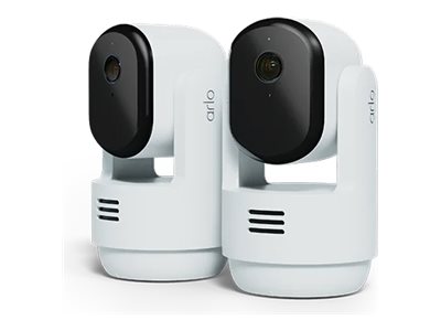 Arlo Essential 3 2K PTZ inomhusövervakningskamera (2-pack)